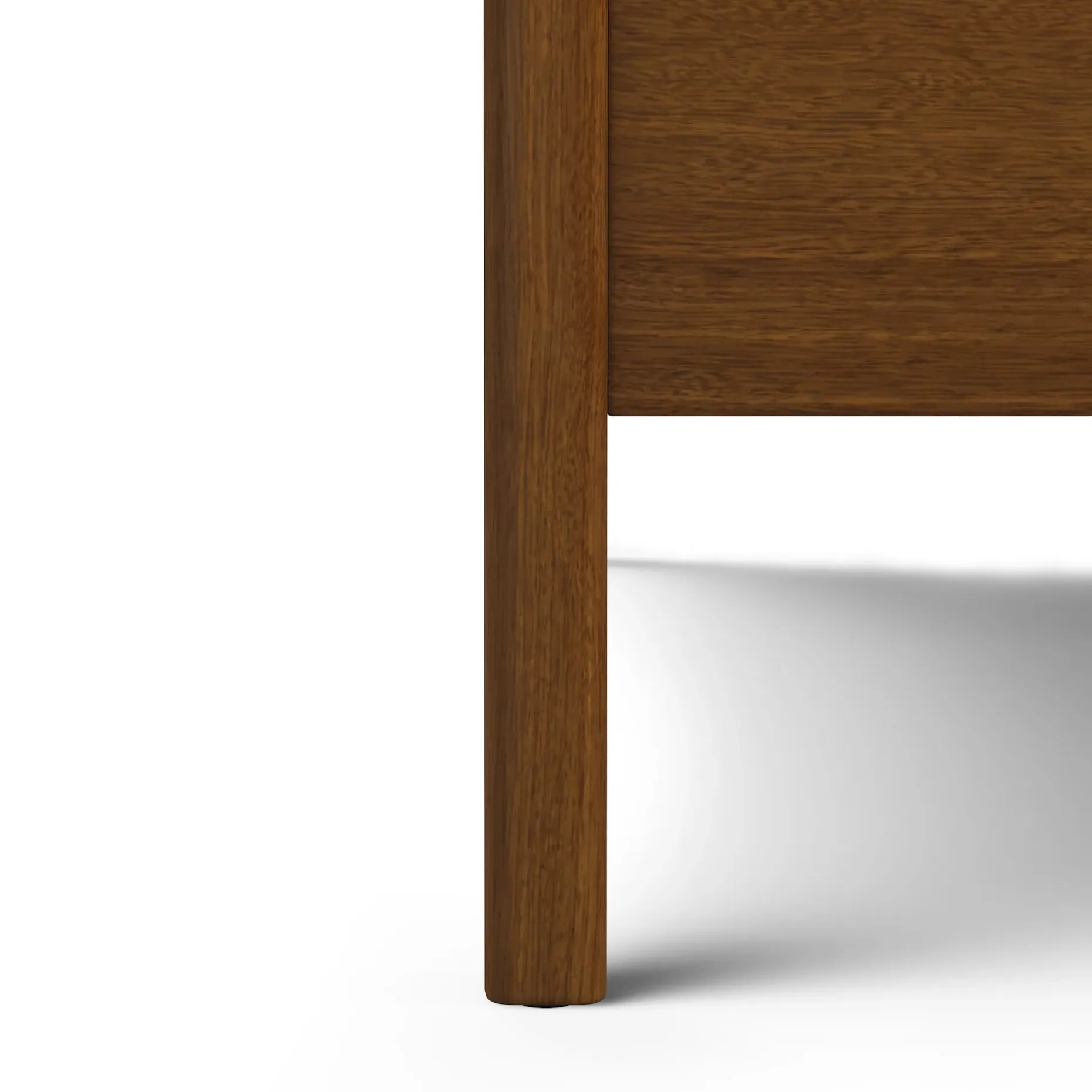 Cooper Queen Low Profile Bed - Walnut
