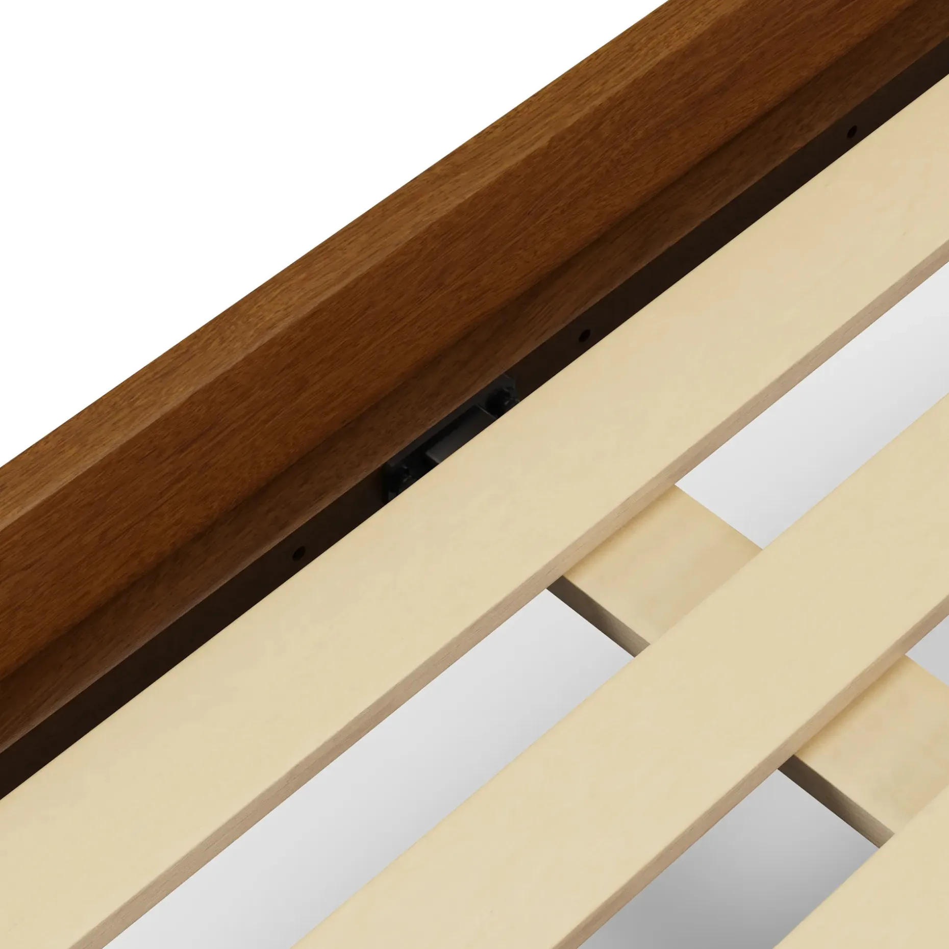 Cooper Queen Low Profile Bed - Walnut