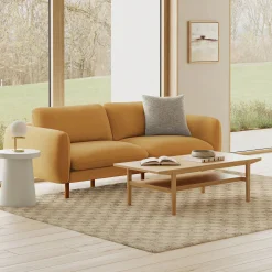 Cooper 51" Rectangular Coffee Table - Natural Oak