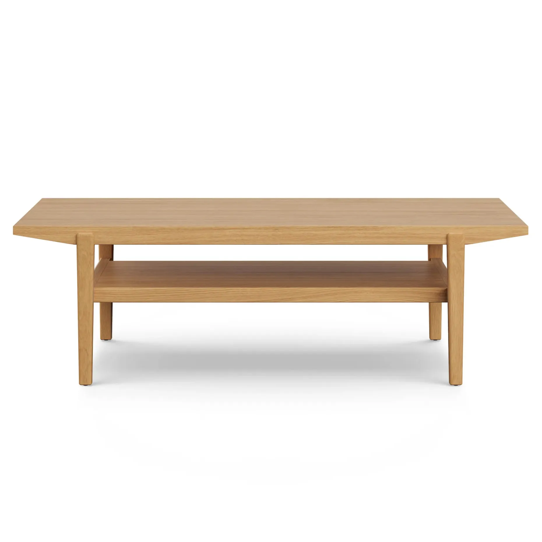 Cooper 51" Rectangular Coffee Table - Natural Oak