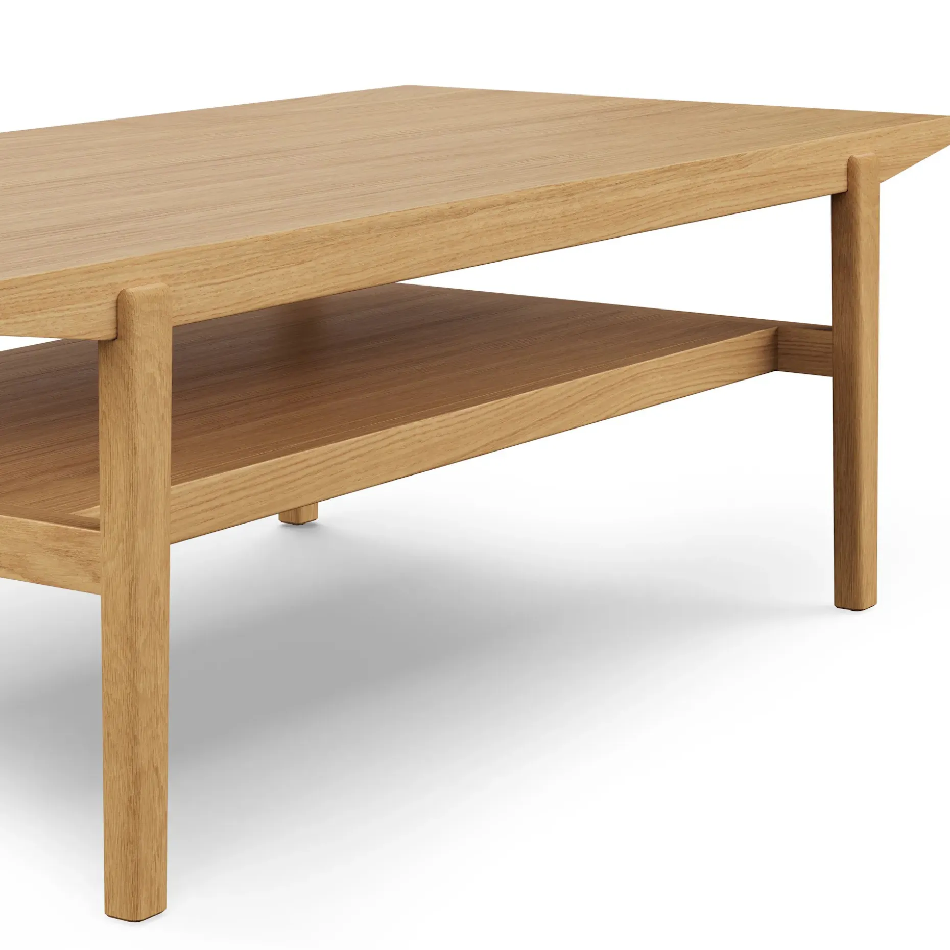 Cooper 51" Rectangular Coffee Table - Natural Oak