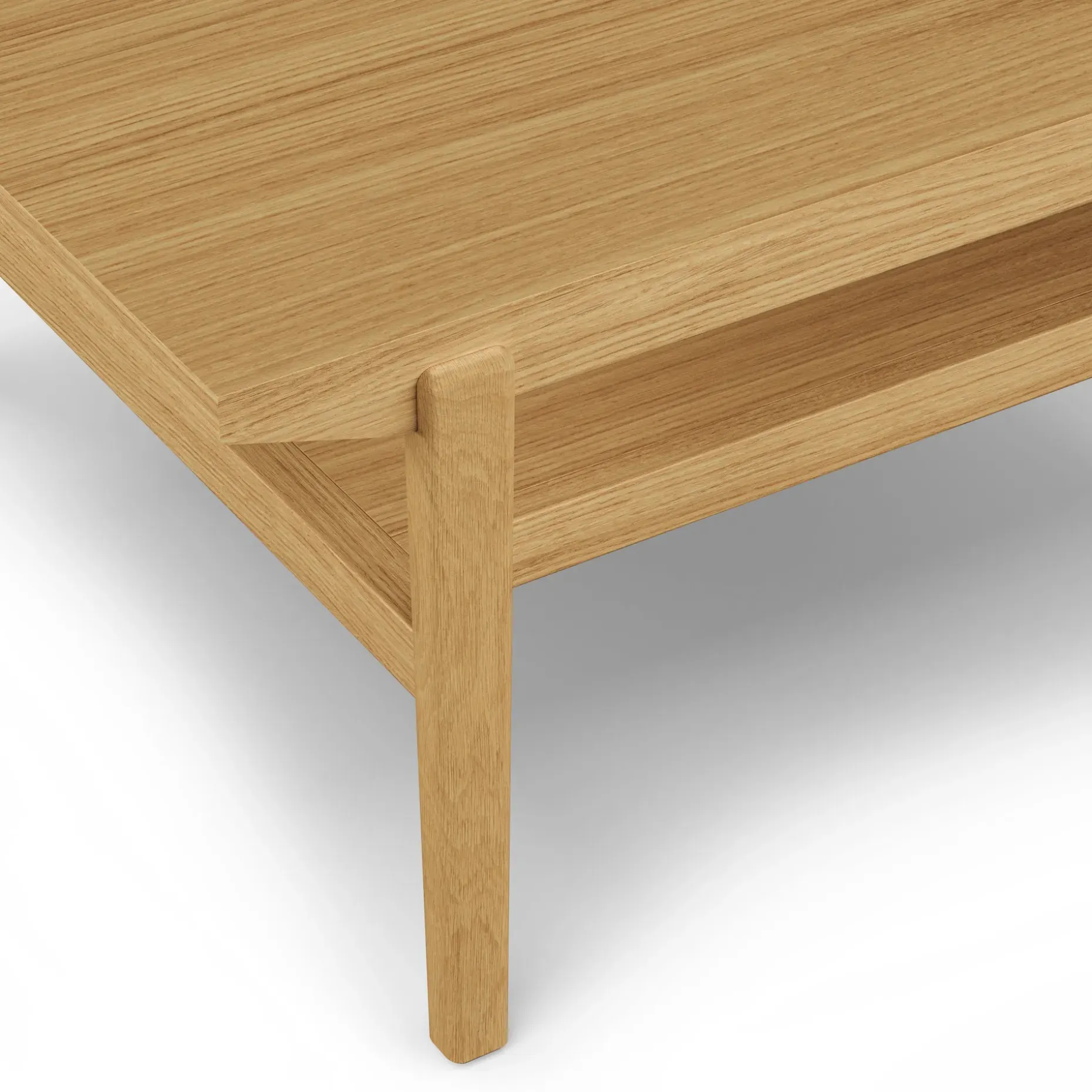 Cooper 51" Rectangular Coffee Table - Natural Oak