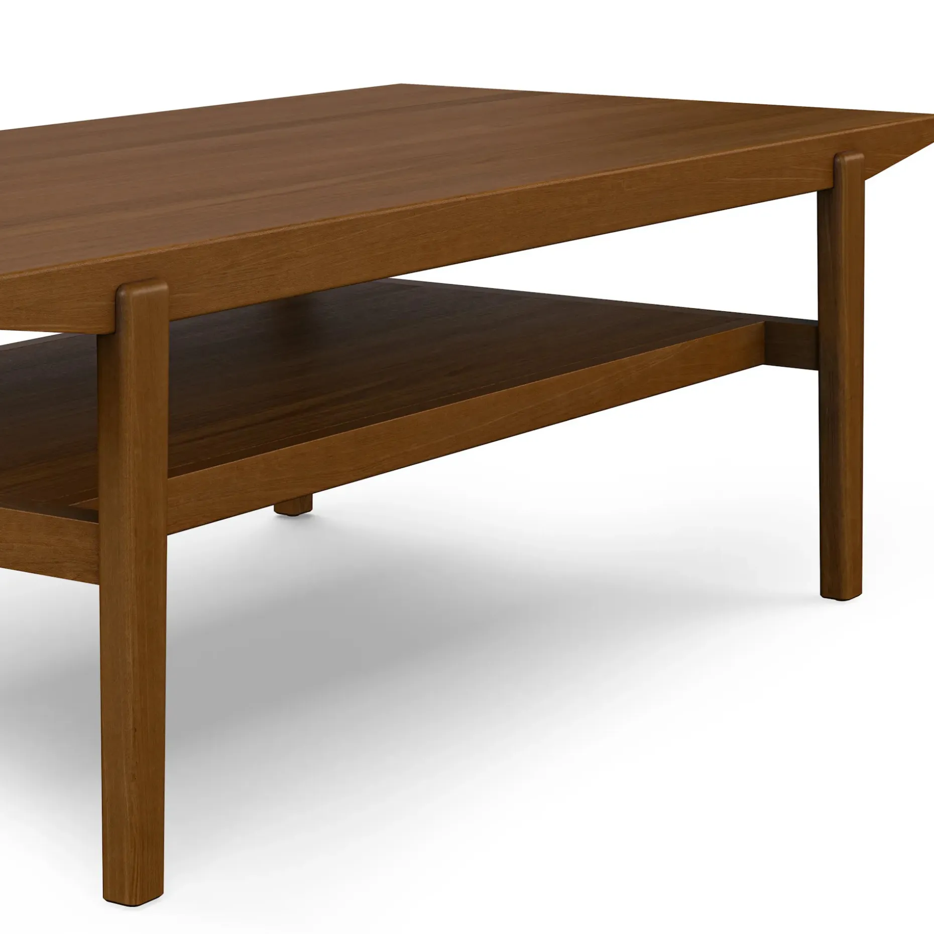 Cooper 51" Rectangular Coffee Table - Walnut