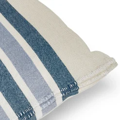Cora Indoor/Outdoor Pillow - Wave Blue