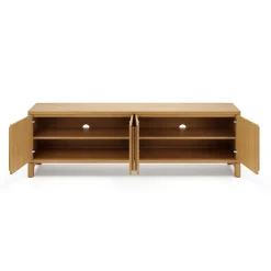 Cosgrove 78" Media Unit - Natural Oak