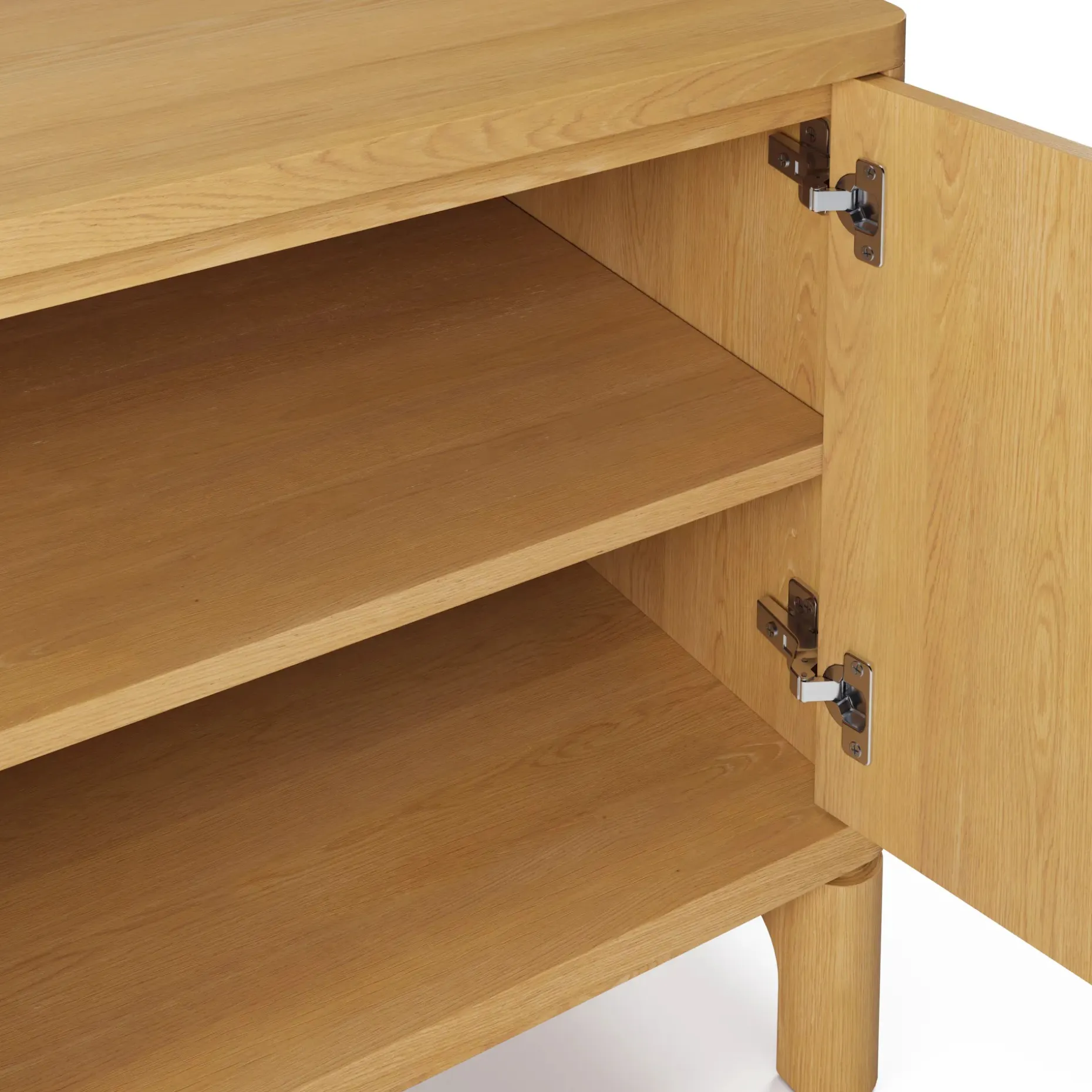Cosgrove 78" Media Unit - Natural Oak