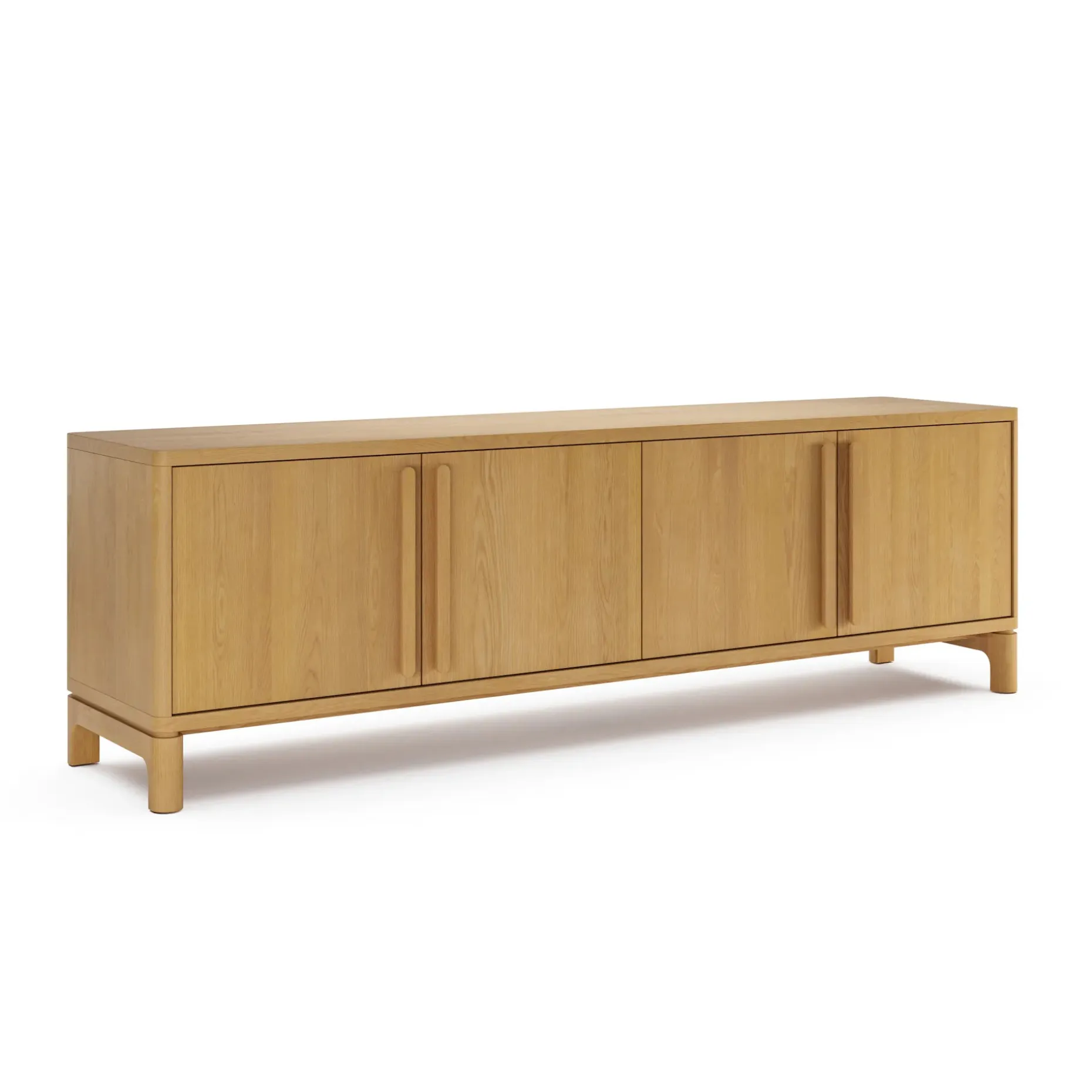 Cosgrove 78" Media Unit - Natural Oak