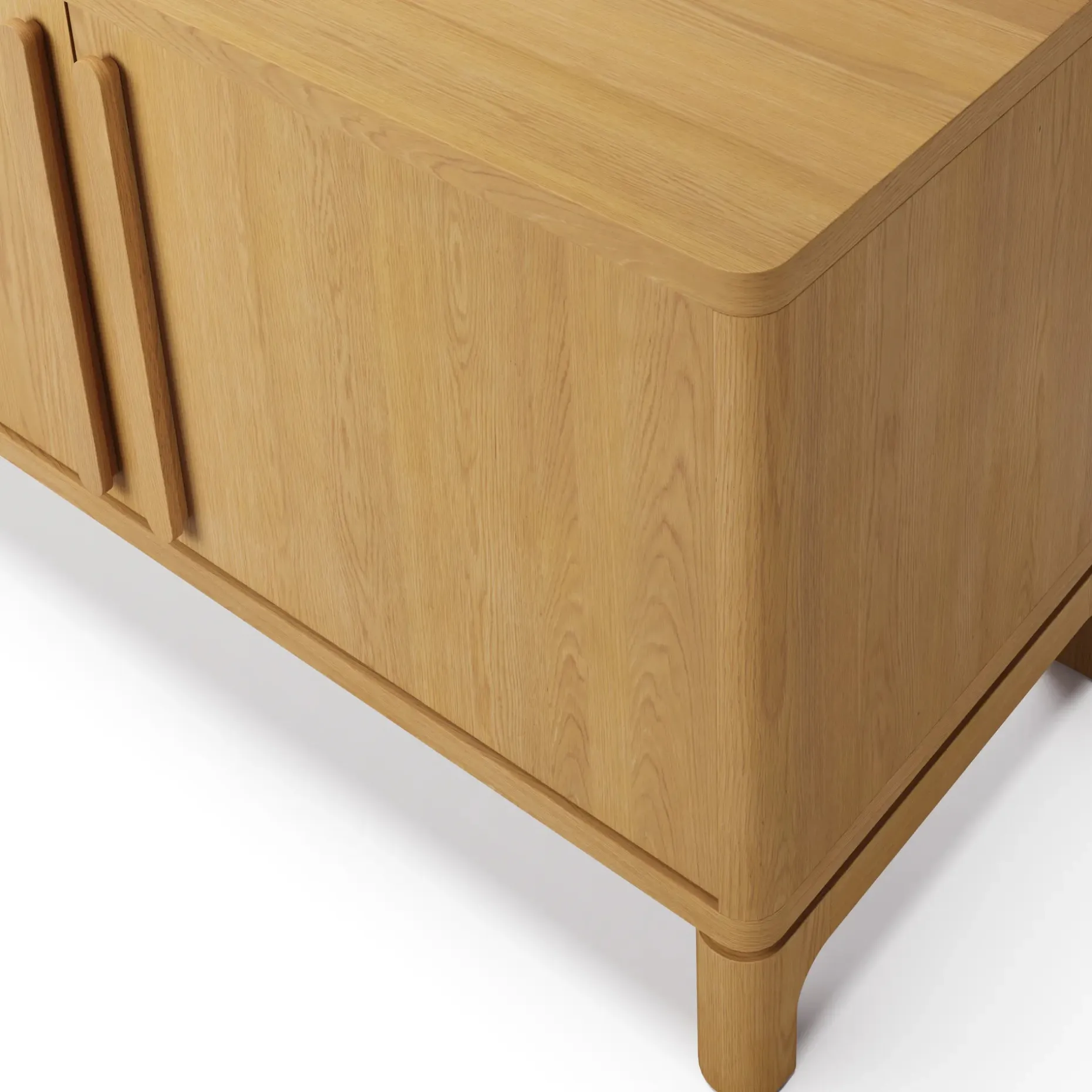 Cosgrove 78" Media Unit - Natural Oak