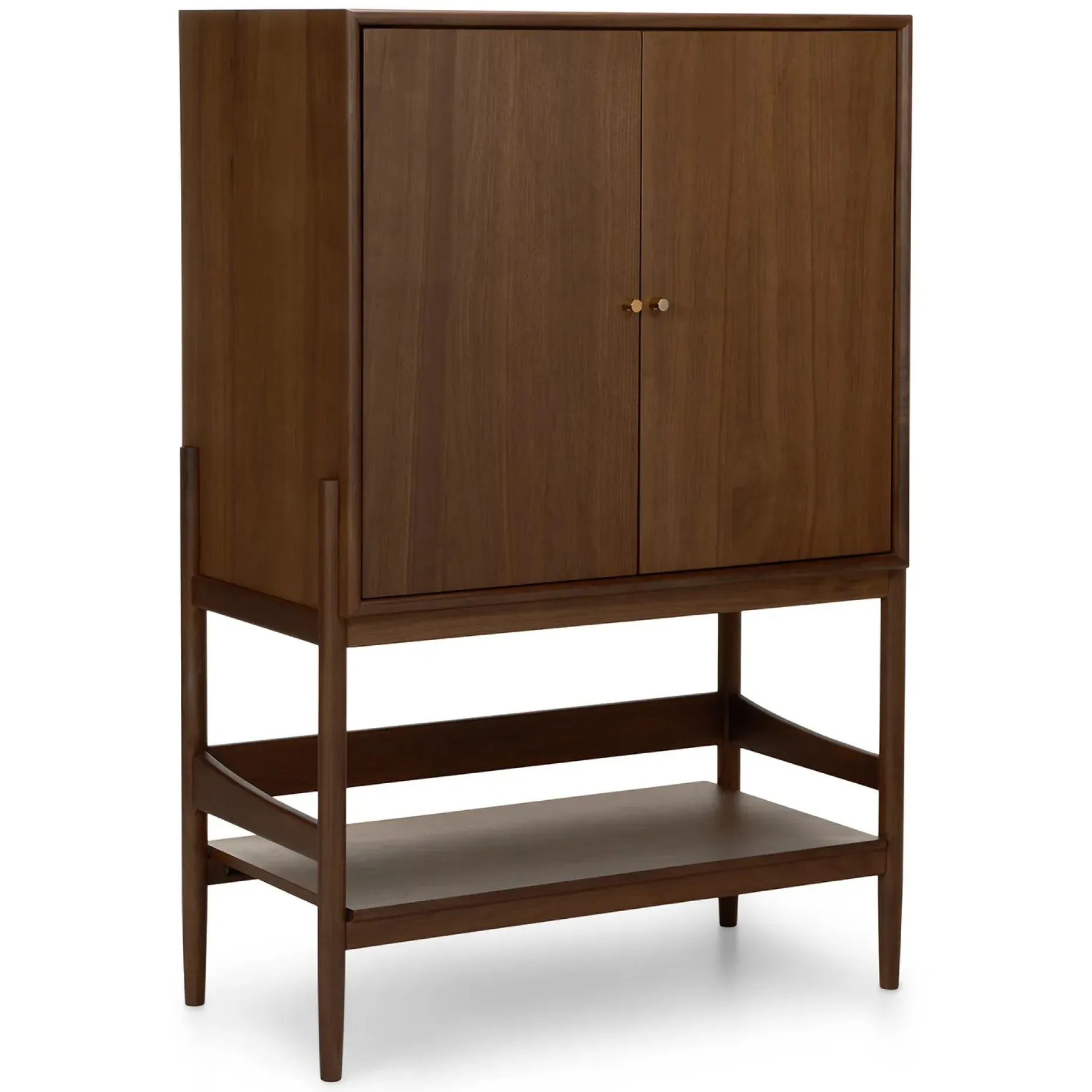 Cotu 37" Bar Cabinet - Walnut