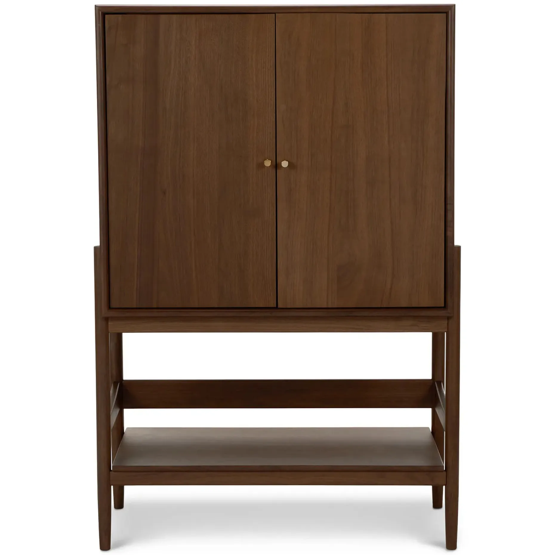 Cotu 37" Bar Cabinet - Walnut