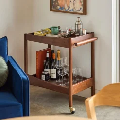 Cotu Bar Cart - Walnut