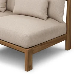 Cove 68.5" Outdoor Armless Modular Loveseat - Basket Beige