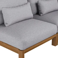 Cove 102.75" Outdoor Armless Modular Sofa - Basket Gray