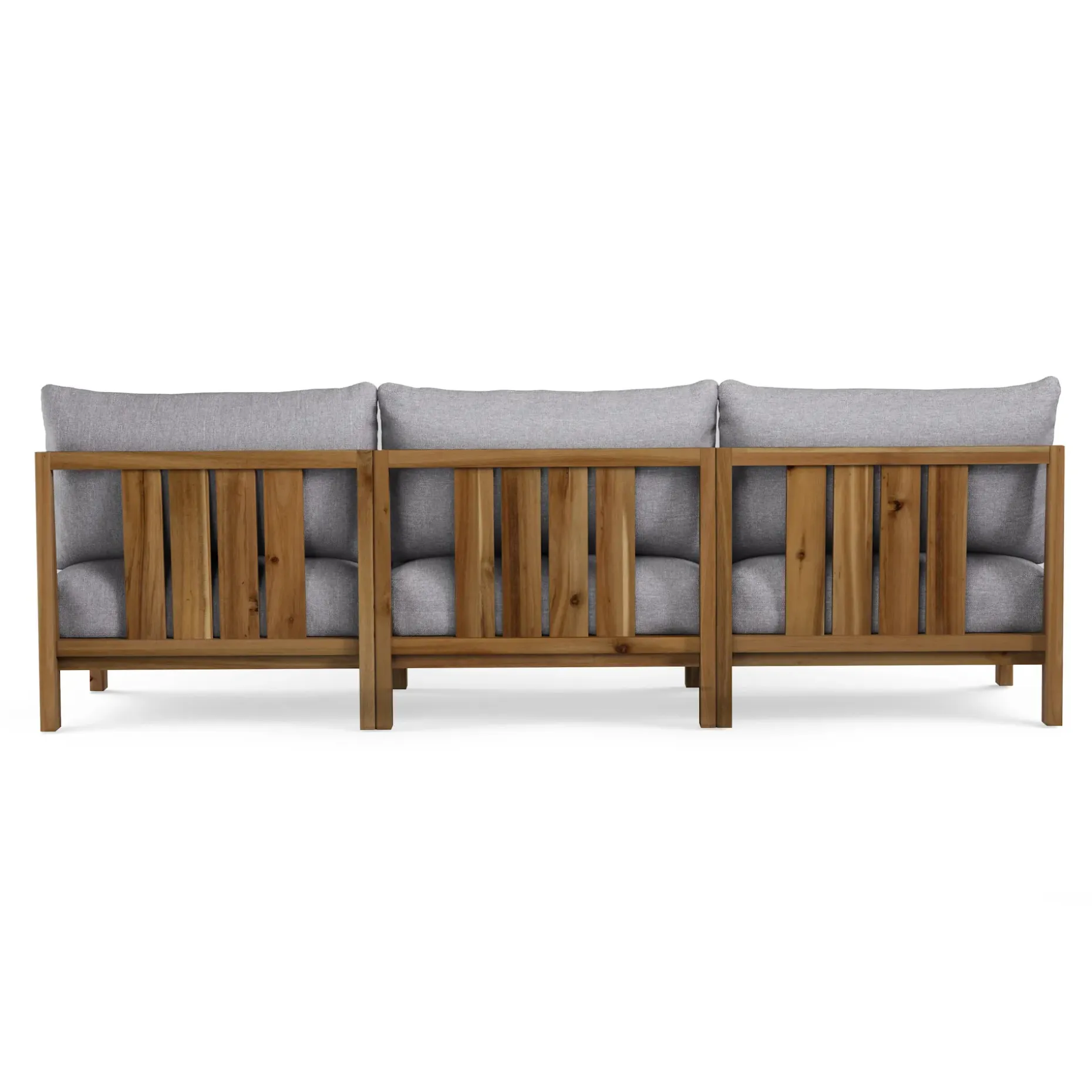 Cove 102.75" Outdoor Armless Modular Sofa - Basket Gray