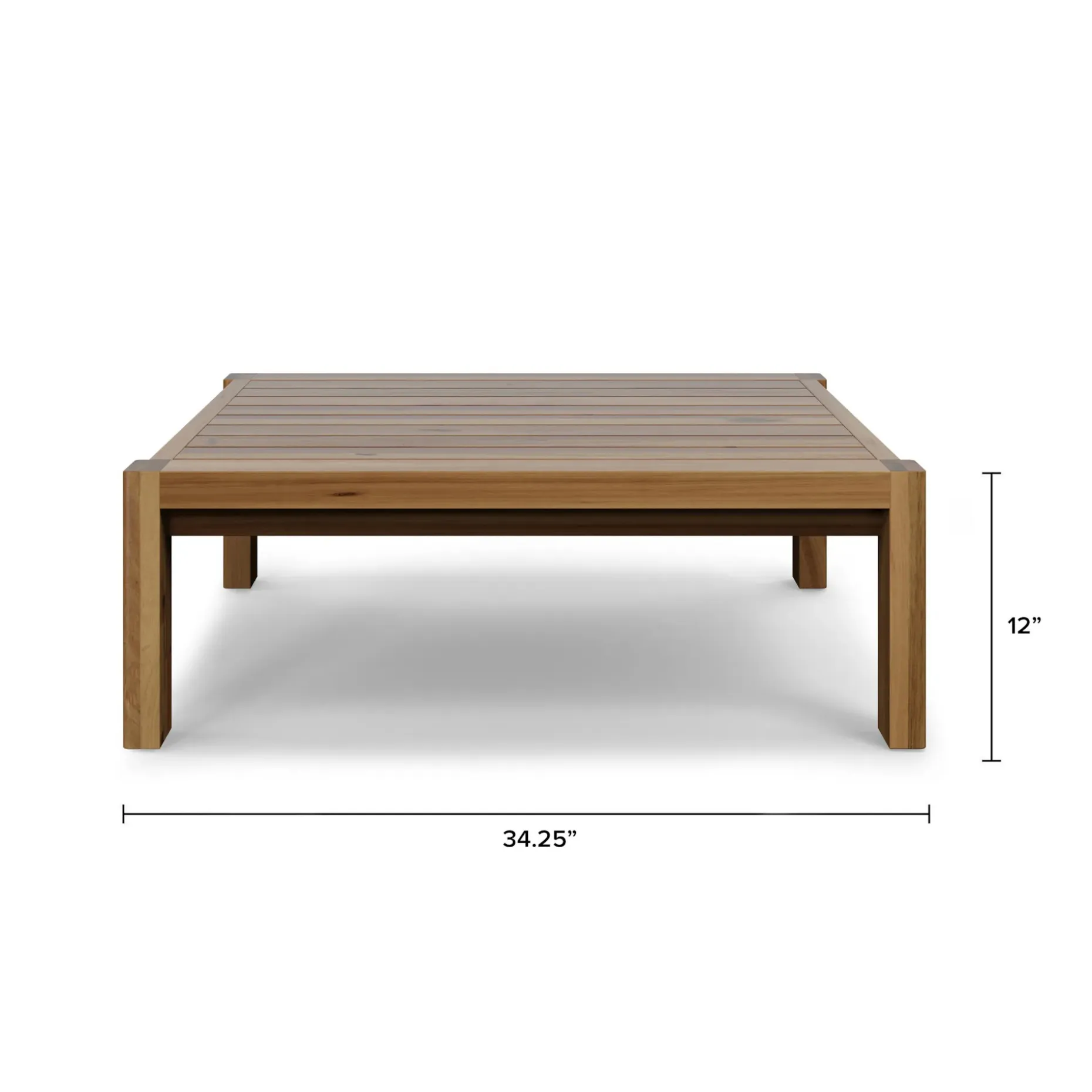 Cove 34.25" Outdoor Coffee Table - Acacia