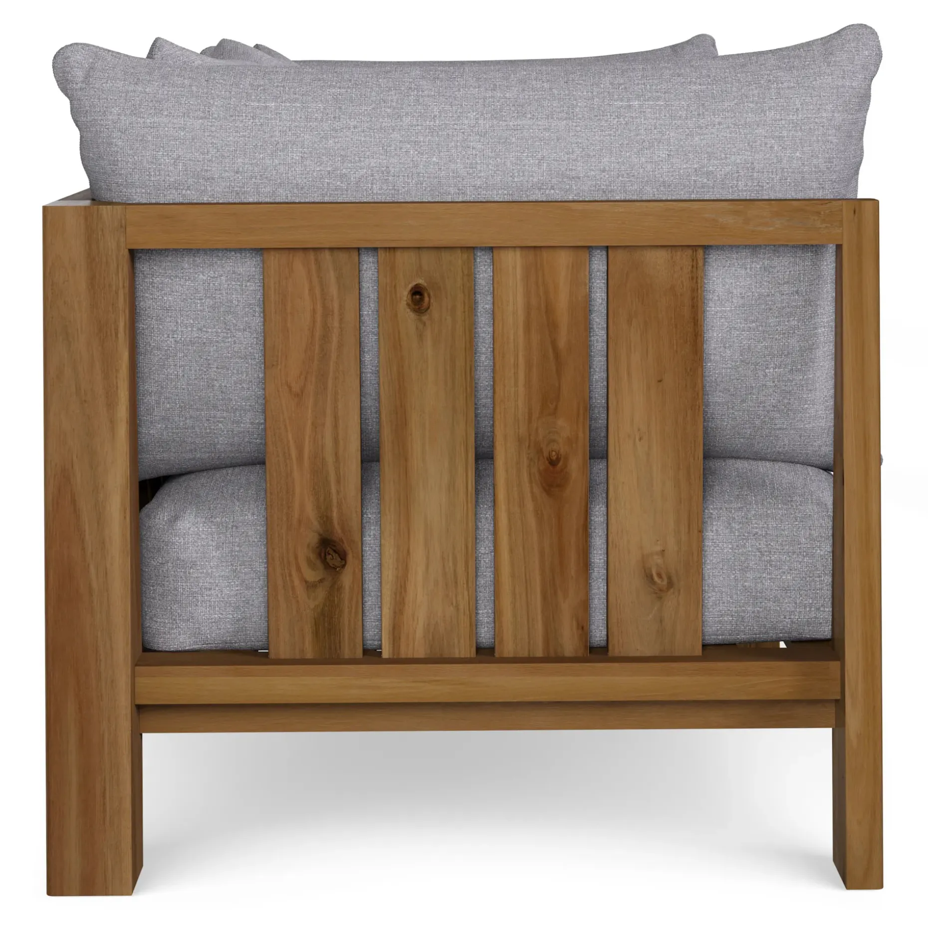 Cove 68.5" Outdoor Modular Loveseat - Basket Gray