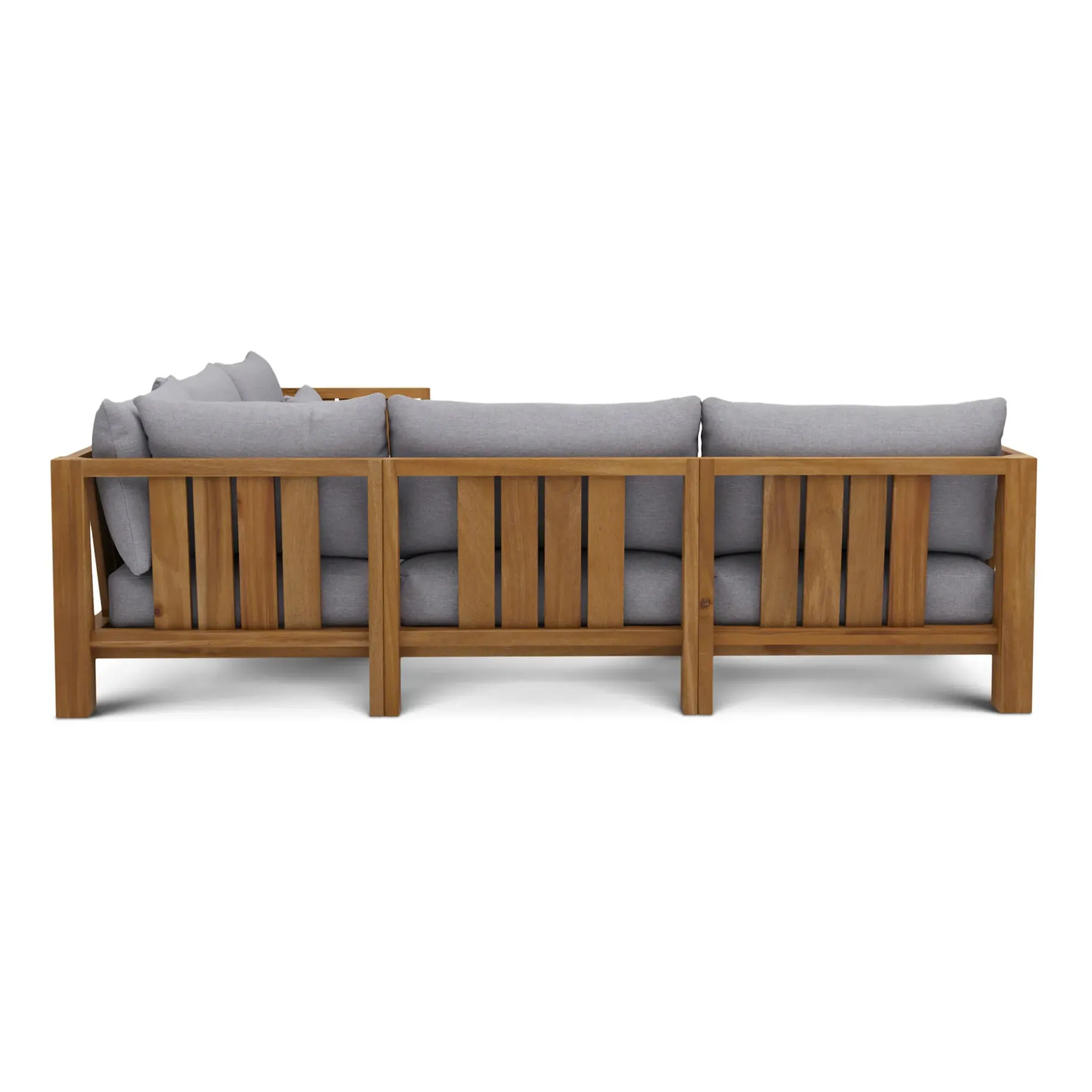 Cove 102.75" Outdoor Modular Sectional - Basket Gray