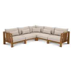 Cove 102.75" Outdoor Modular Sectional - Basket Beige
