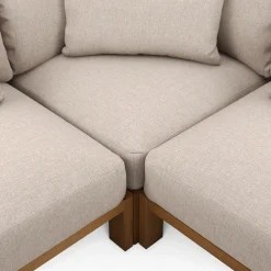Cove 102.75" Outdoor Modular Sectional - Basket Beige