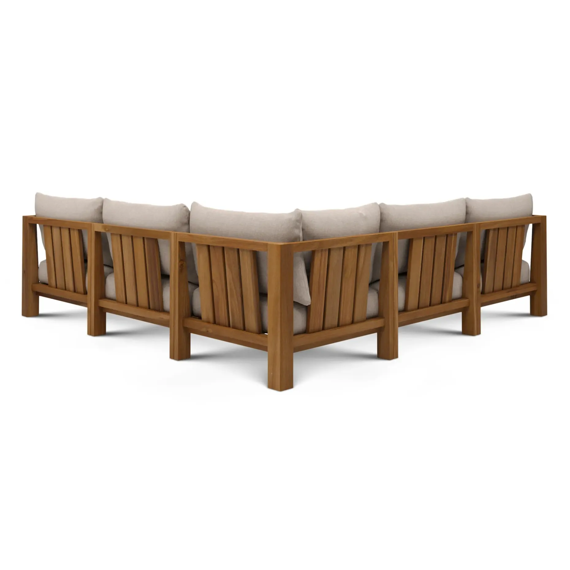 Cove 102.75" Outdoor Modular Sectional - Basket Beige