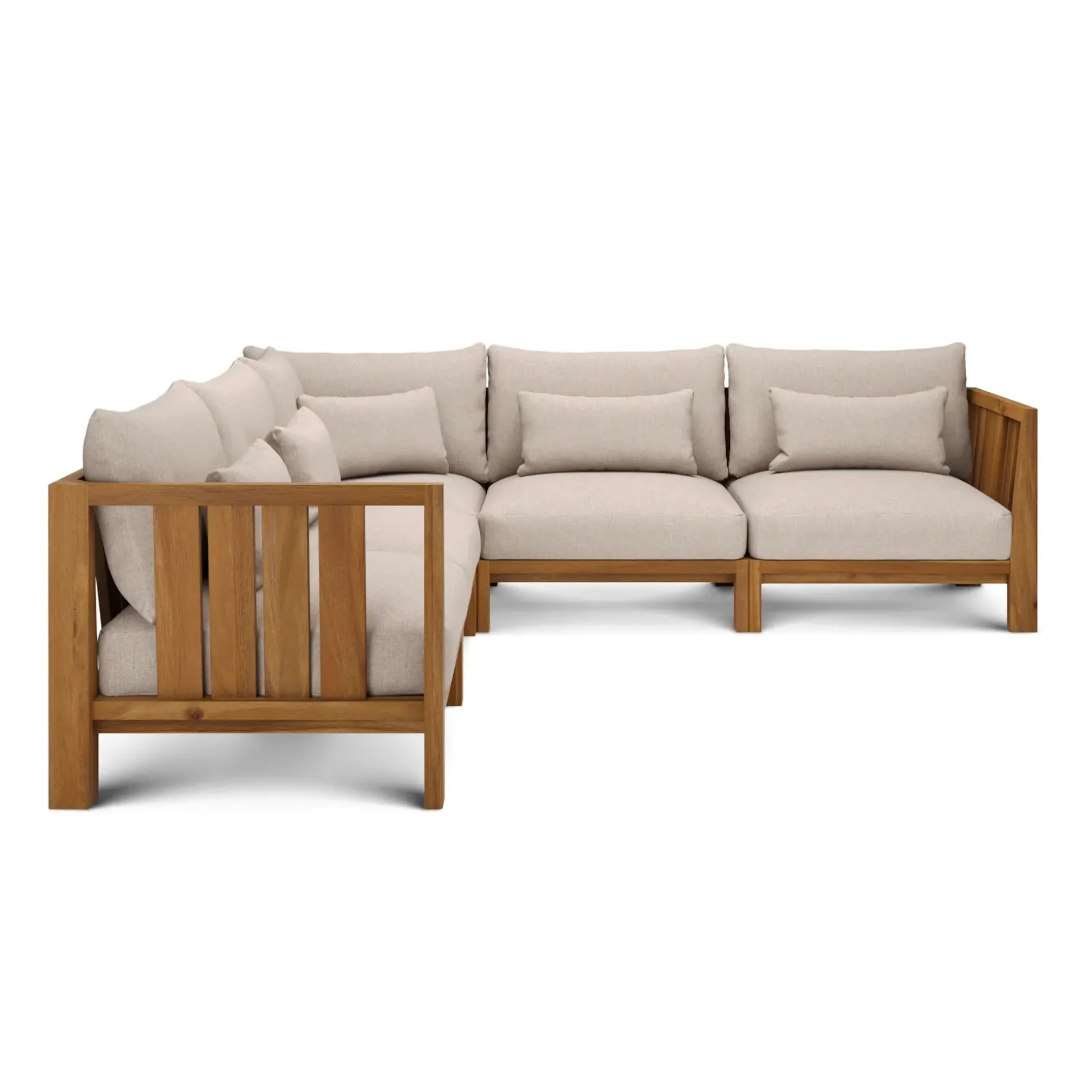 Cove 102.75" Outdoor Modular Sectional - Basket Beige