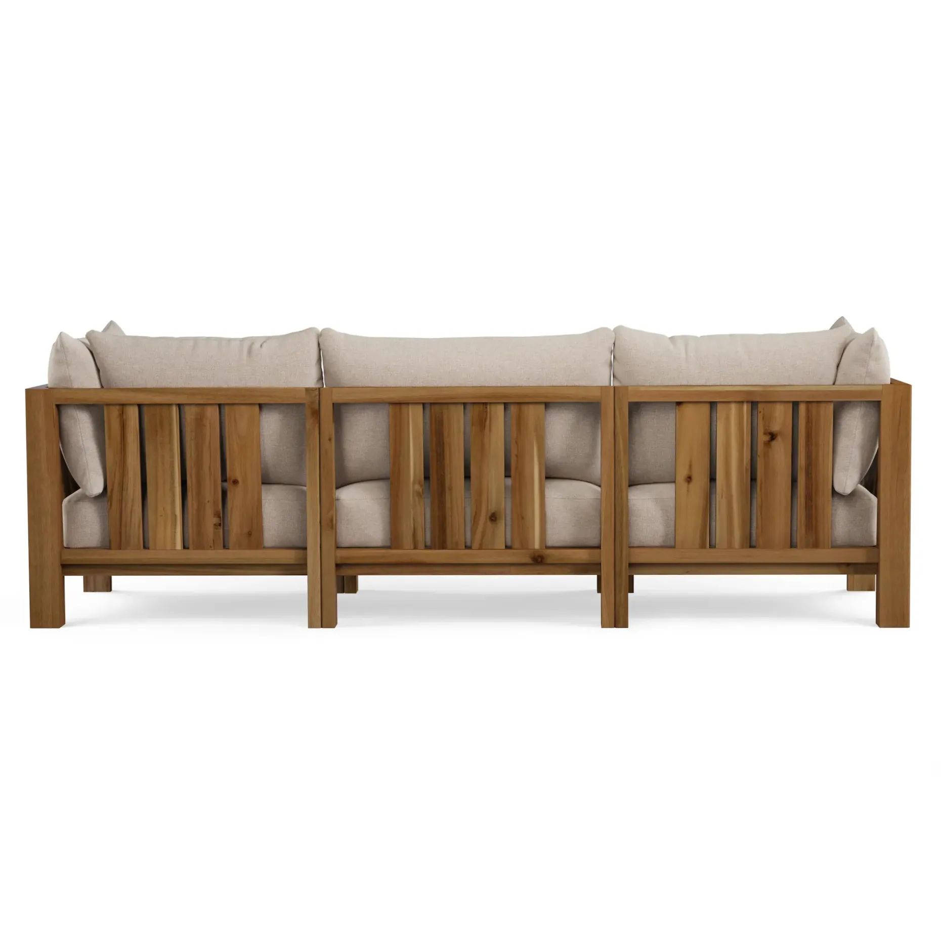 Cove 102.75" Outdoor Modular Sofa - Basket Beige