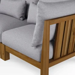 Cove 102.75" Outdoor Modular Sofa - Basket Gray