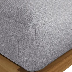 Cove 34.25" Outdoor Ottoman - Basket Gray