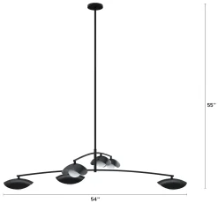 Coy Chandelier - Black