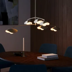 Coy Chandelier - Brass