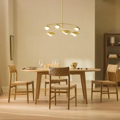 Coy Chandelier - Brass