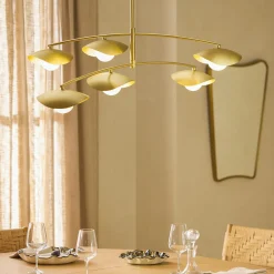Coy Chandelier - Brass