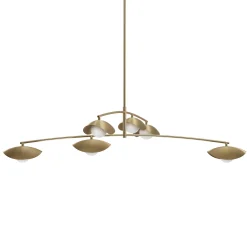 Coy Chandelier - Brass