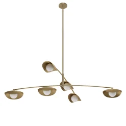 Coy Chandelier - Brass