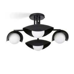 Coy Flushmount Ceiling Light - Black