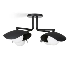 Coy Flushmount Ceiling Light - Black