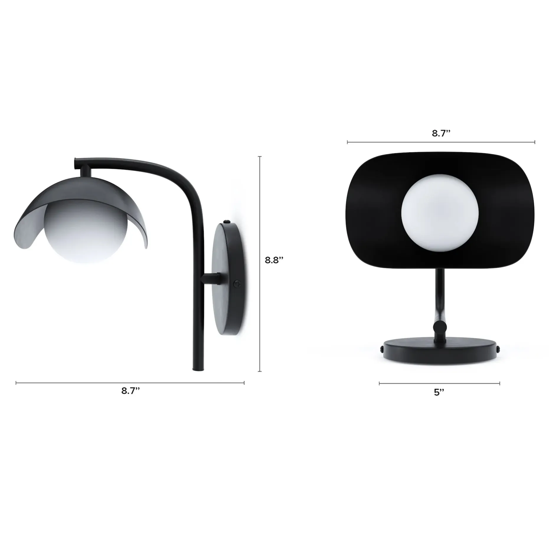 Coy Sconce - Black