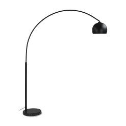 Crescent Floor Lamp - Black