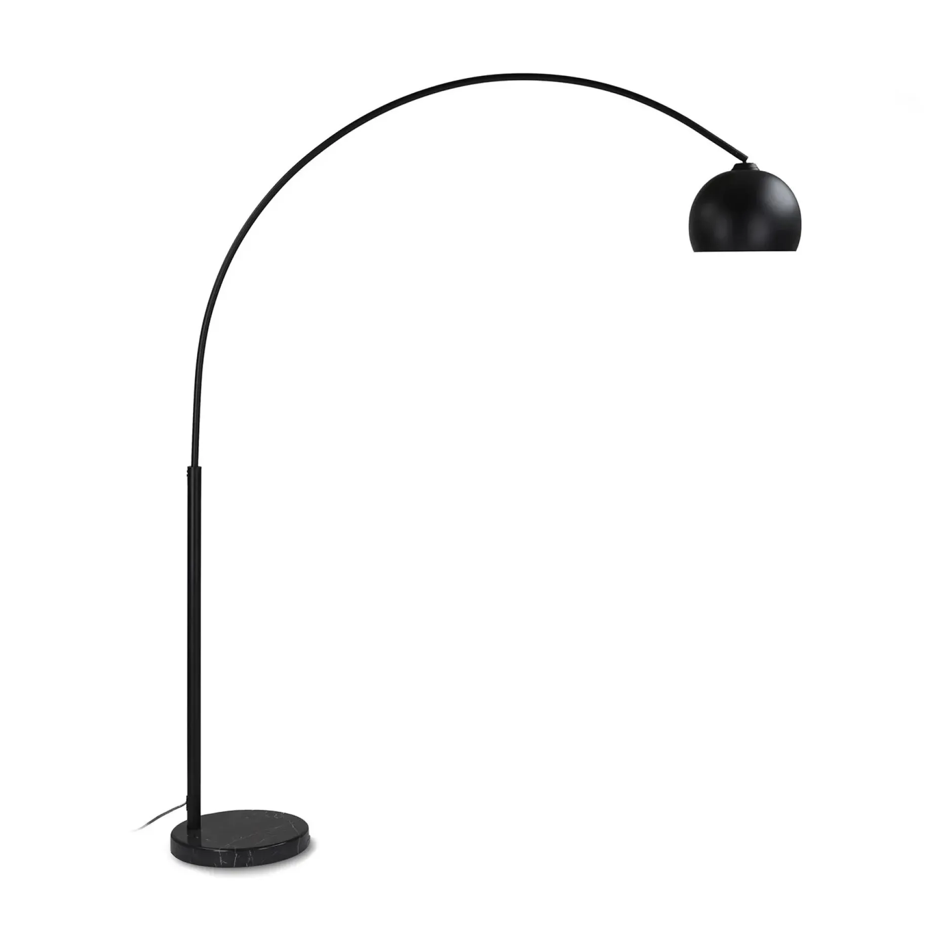 Crescent Floor Lamp - Black