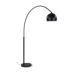 Crescent Floor Lamp - Black