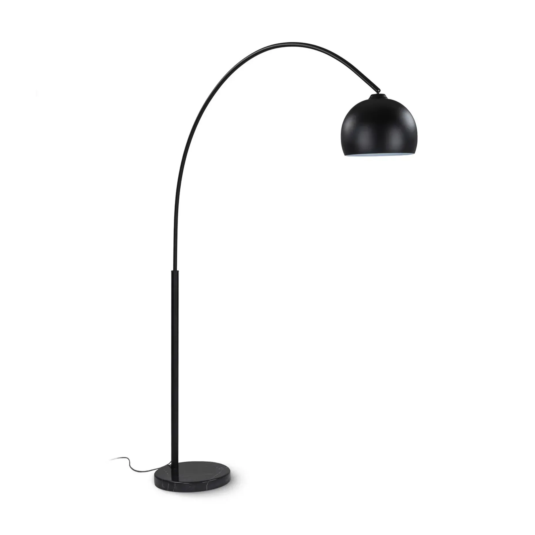 Crescent Floor Lamp - Black