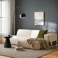Crescent Floor Lamp - Black