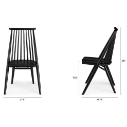 Dabo Dining Chair - Black