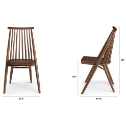 Dabo Dining Chair - Walnut