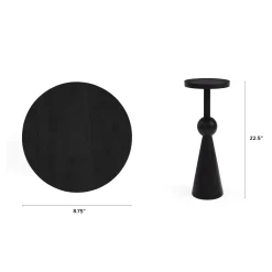 Dahlia Drinks Table - Black