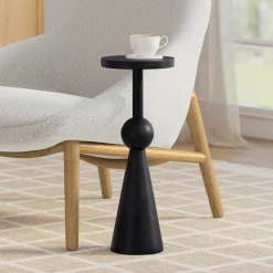 Dahlia Drinks Table - Black