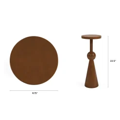 Dahlia Drinks Table - Walnut