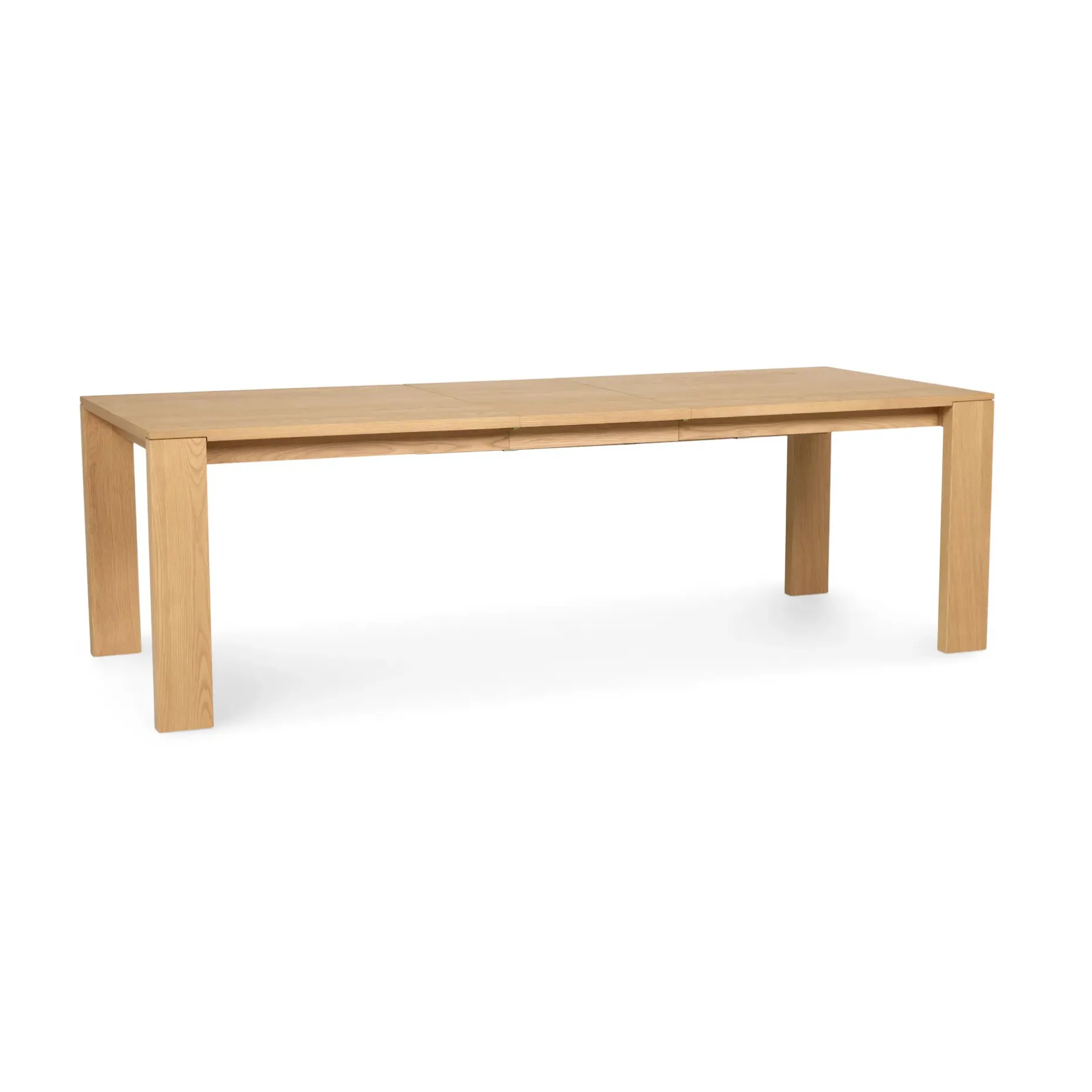 Dako 76.75" - 116" Extendable Dining Table - Natural Oak