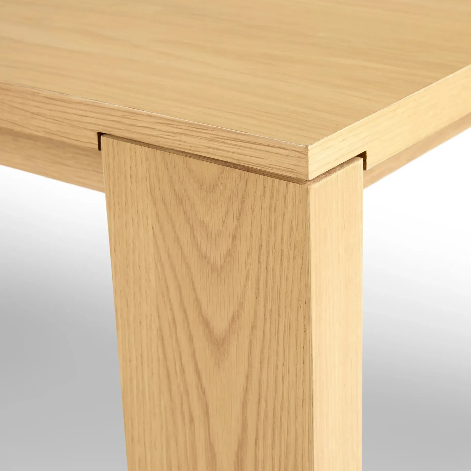 Dako 76.75" - 116" Extendable Dining Table - Natural Oak