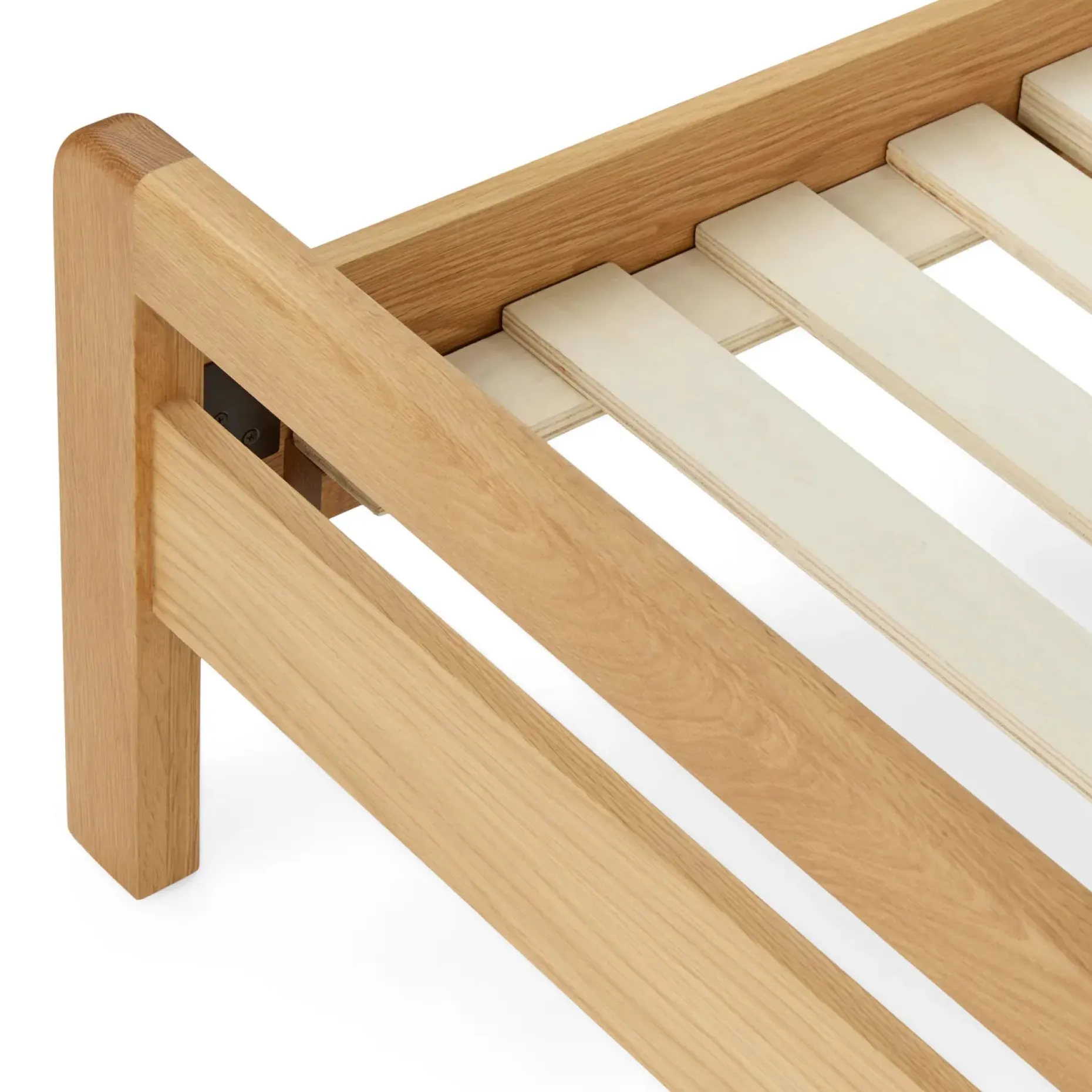Dalsa King Bed - Natural Oak